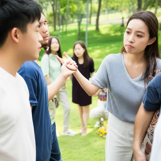 你和朋友外出时请表现得负责任些。