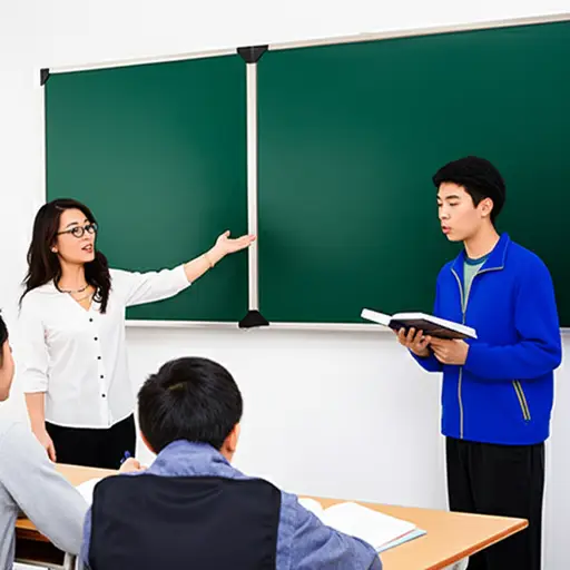 老师让我大声朗读这段文章。