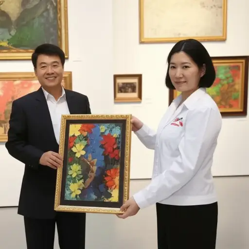 他将他的私人艺术收藏捐赠给了博物馆。