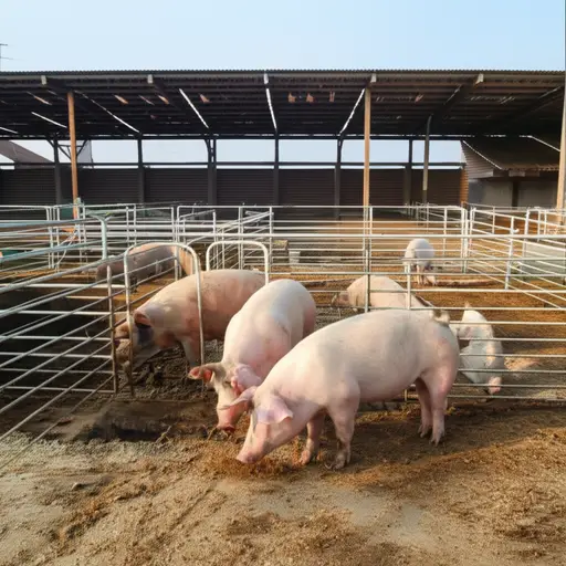 他们有一个养猪场。