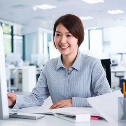 我喜欢我的新工作。