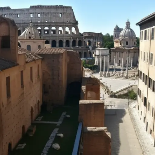 罗马以其古代遗迹和历史建筑而闻名。