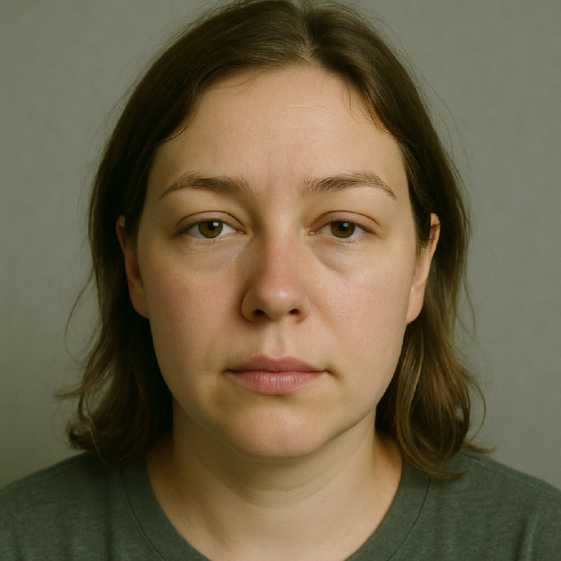 熬夜太晚后，我醒来时眼睛肿了。