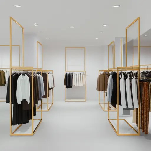 我很少去买衣服。