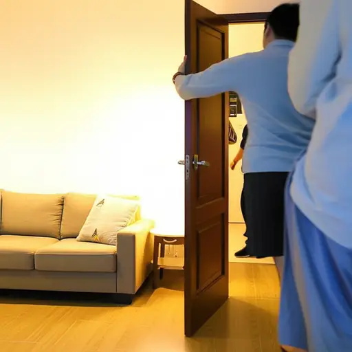 他带我进了一个舒适的小房间。