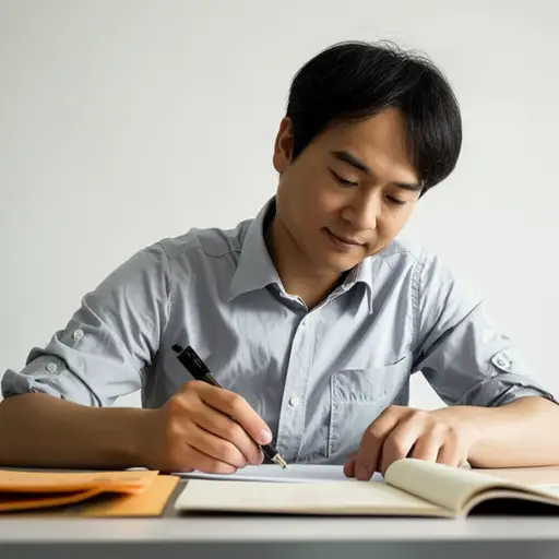 他写了一封个人感谢信，感谢所获得的帮助。