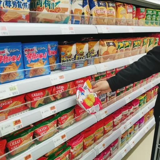 我要为派对买些薄脆饼干。