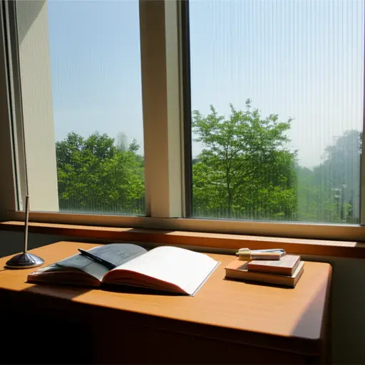 把书桌放在窗边，以获得更多自然光。