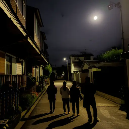 我们社区突然停电了。