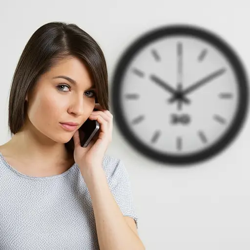 她让我在电话上聊了半小时，耽误了我的时间。