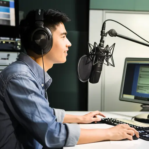 我的堂兄是当地广播电台的一名DJ。