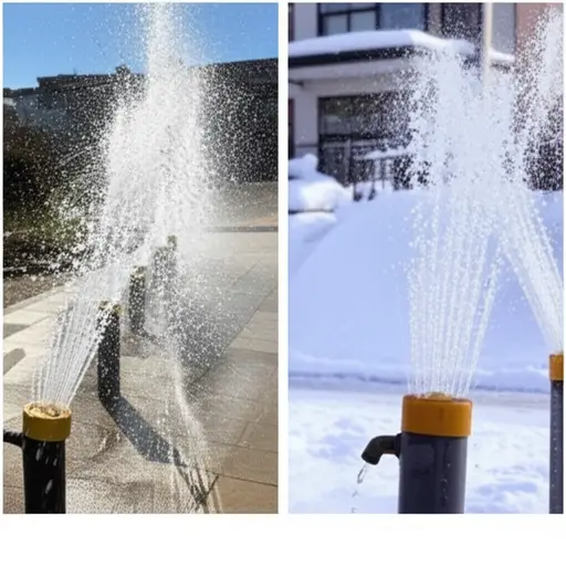 夏天我们的用水量是冬天的八倍。