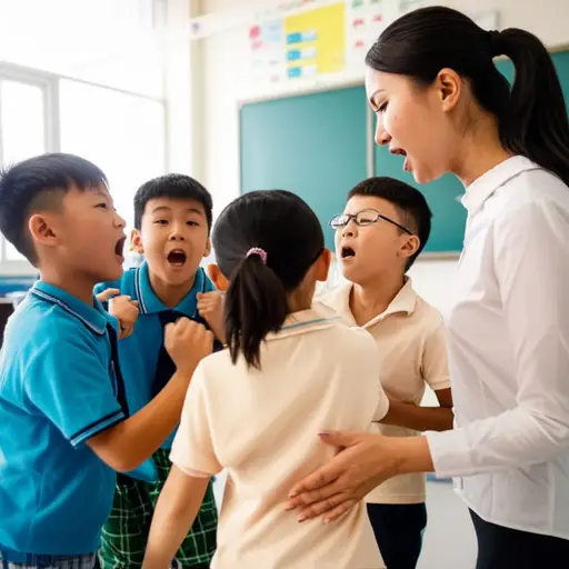 孩子们，你们能不能别吵了？