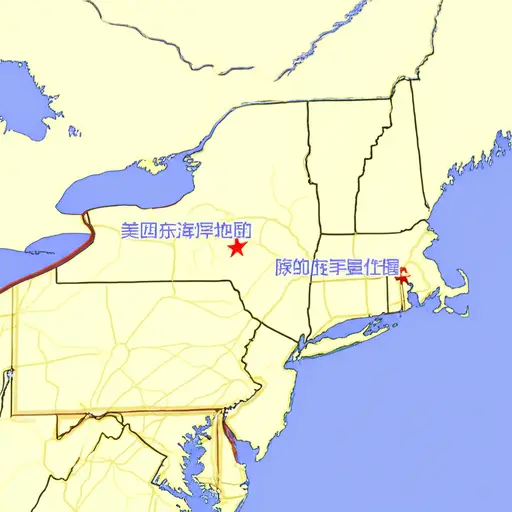 这个城镇位于纽约和费城之间。