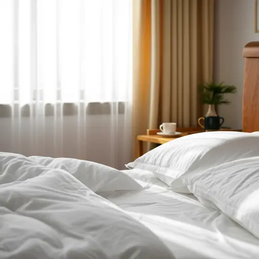 我们决定待在床上，因为是假期之类的。