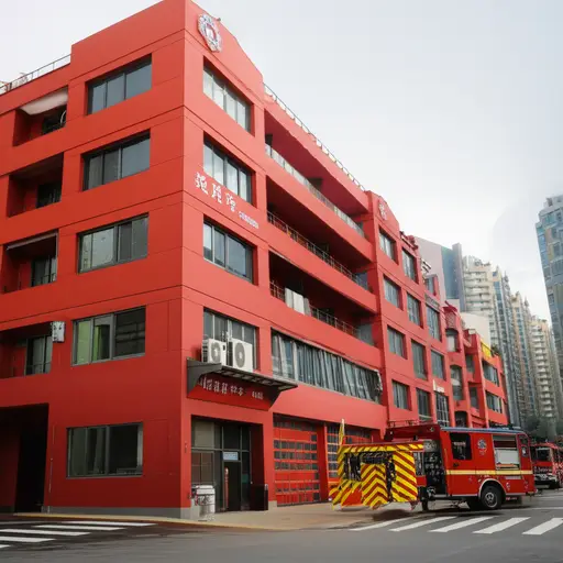 消防站就在拐角处。