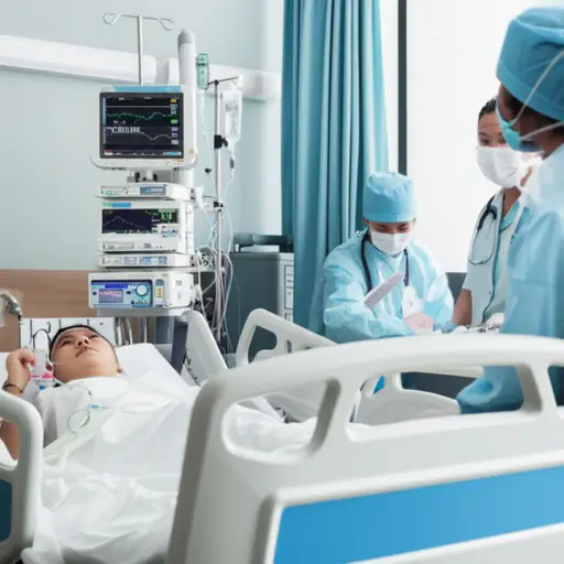 患者的病情危重但稳定，需要持续监测。