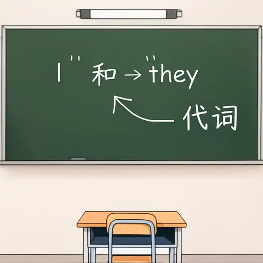 代词是像'I'或'they'这样替代名词的词。