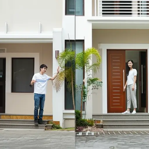 我最好的朋友住在隔壁。