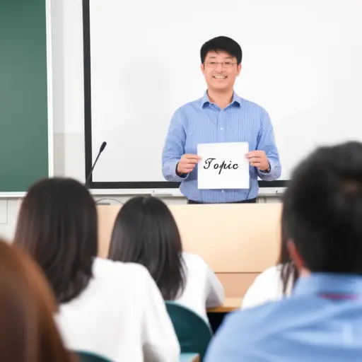 教授为讲座选择了一个引人入胜的话题。