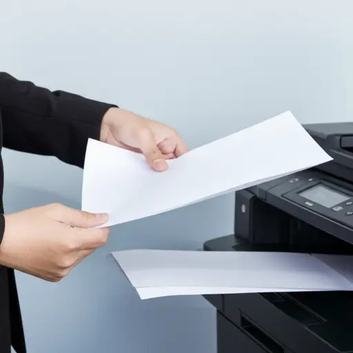 我打印了这份文件。