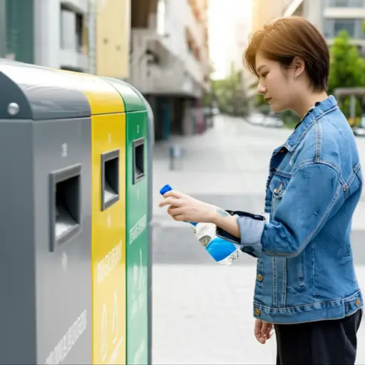 我意识到回收利用非常重要。