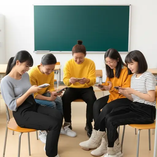 我们有一个班级群聊。