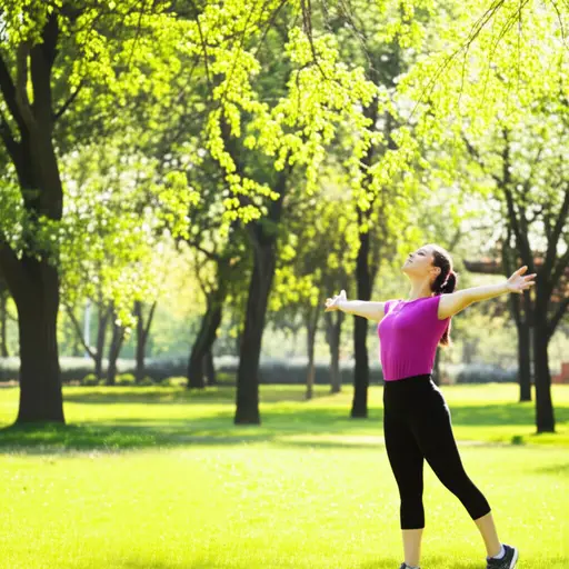 早上的空气特别清新。