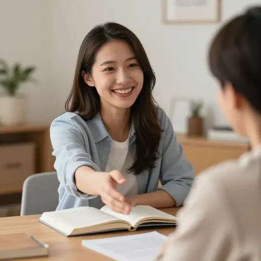 她提供帮助作为支持。