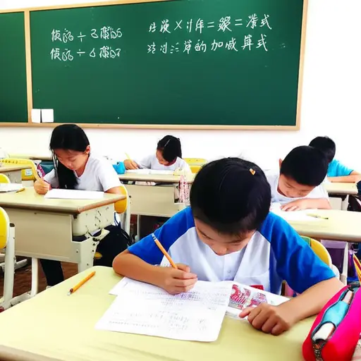 每周两次，孩子们被测试基本数学技能，如加法和减法。