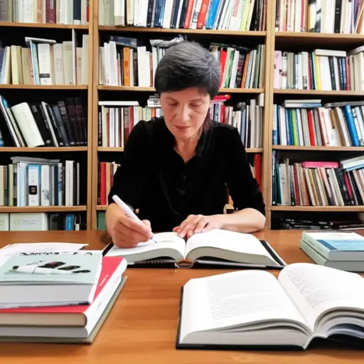 在他的小说中，人们可以察觉到不同文学流派的痕迹。