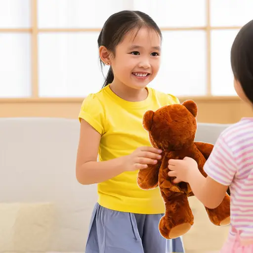 猜猜看？杰西卡给了我一只泰迪熊。