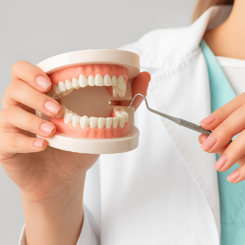 牙齿护理对整体健康很重要。