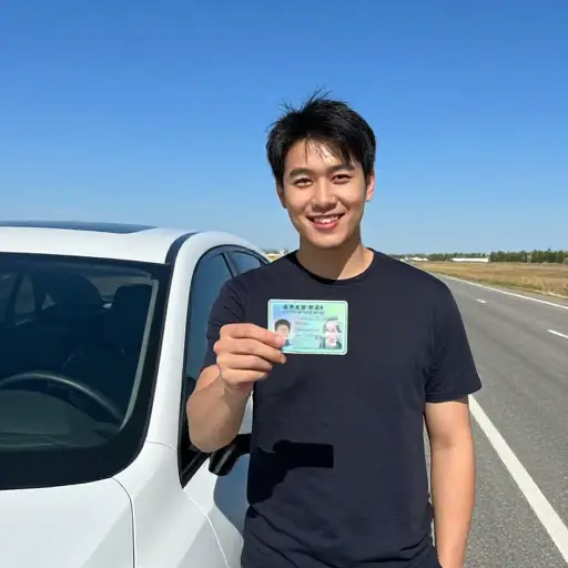 我哥哥刚拿到了他的驾驶执照。