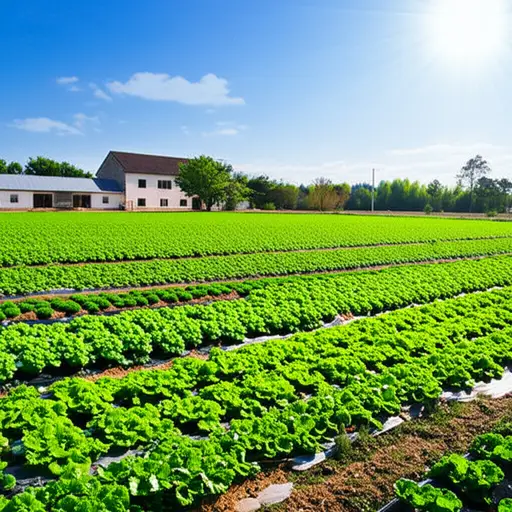 这个家族拥有一片广阔的庄园，他们在那里种植有机蔬菜。