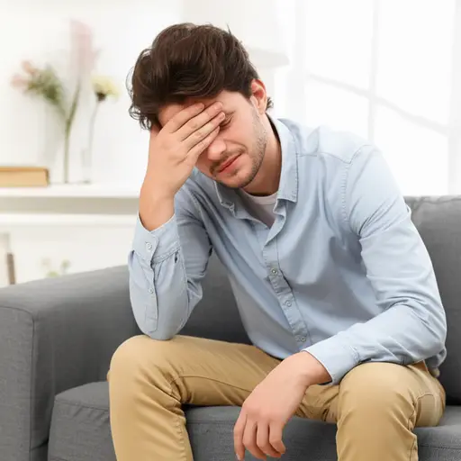 我开始觉得不舒服了。