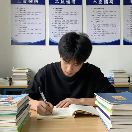 对他来说，努力学习仅仅是达到目的的手段：找到一份好工作。