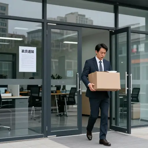 由于经济下滑，许多公司不得不解雇员工。