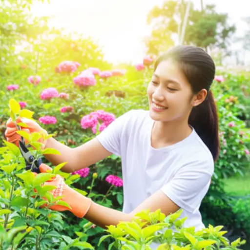 我喜欢在空闲时间做园艺。