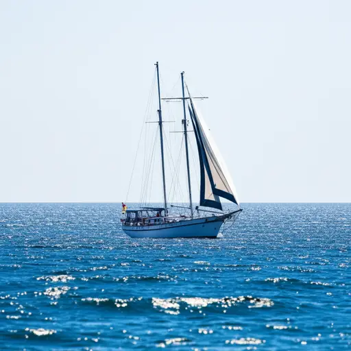 帆船是一项有趣的水上运动。