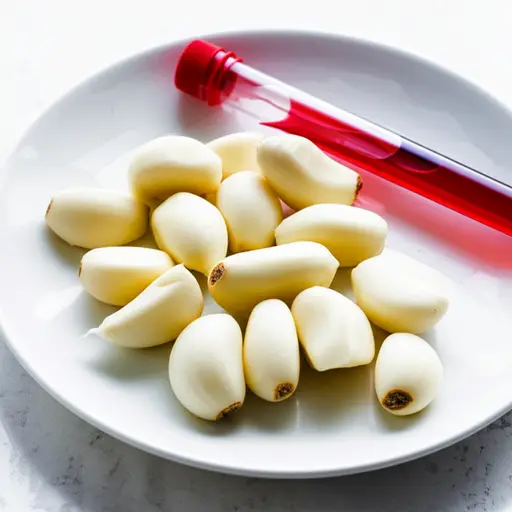 大蒜对你的血液有好处。