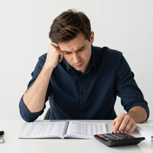 他一定是在加总数字时记错了数，因为他的总数完全不对。