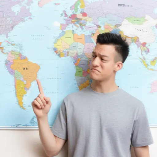 我也没去过美国。