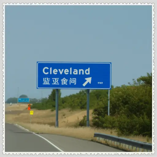 只需跟随前往克利夫兰的标志。