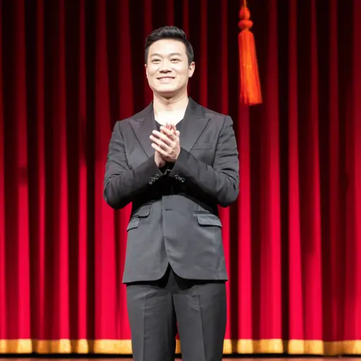 他在中国是一位著名演员。