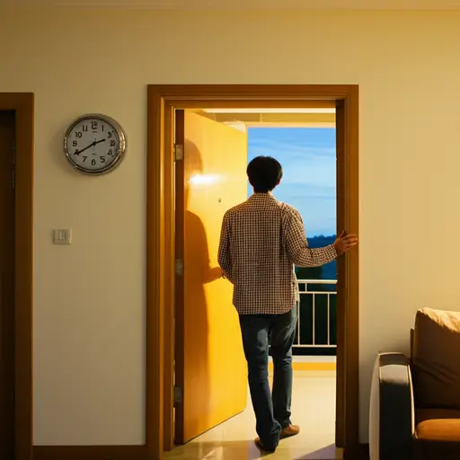 我大约六点钟到家。