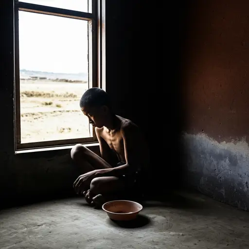 被剥夺充足的营养会导致健康问题。