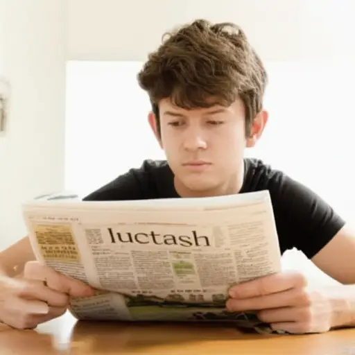 我总是查看报纸的体育版以获取最新比分。