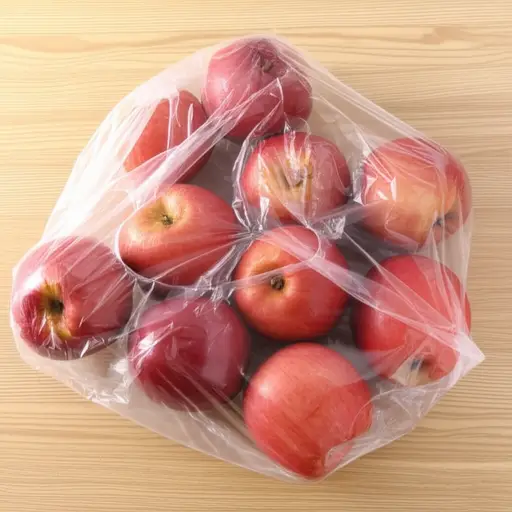 这个包里大约有十个苹果。