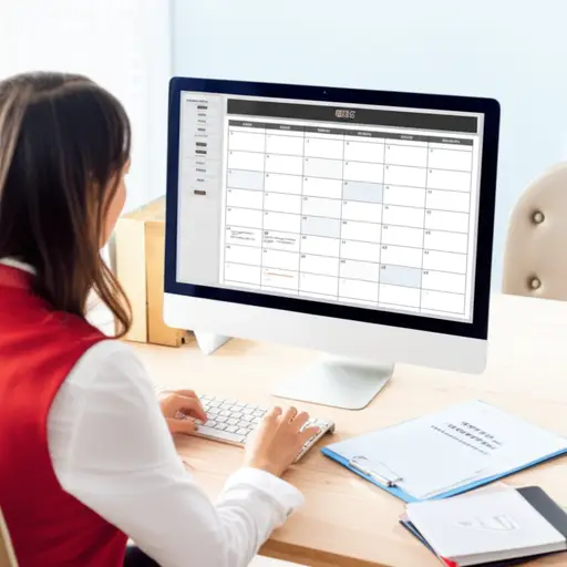 这位秘书负责安排董事会的所有会议日程。